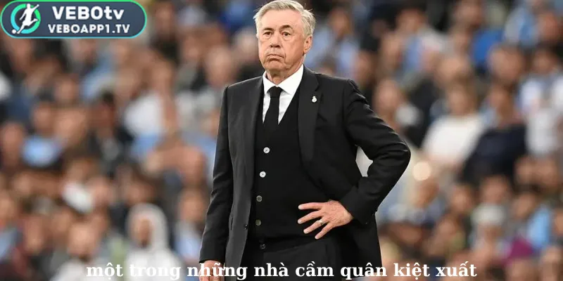 Ancelotti là một trong những nhà cầm quân kiệt xuất của lịch sử bóng đá